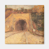Vincent van Gogh - Onderweg, het viaduct Magneet (Voorkant)