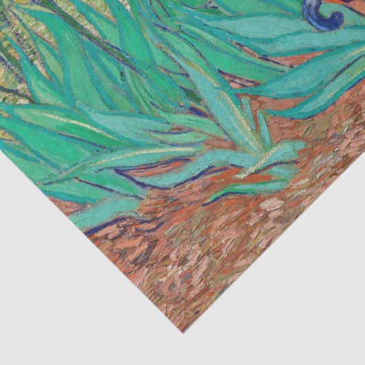Vincent Van Gogh ontkoppeling van bloemen Tissuepapier (Detail)
