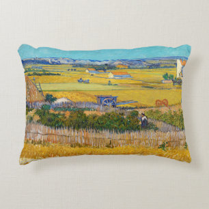 Vincent van Gogh - Oogst bij La Crau Accent Kussen