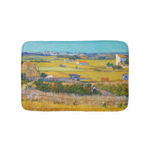 Vincent van Gogh - Oogst bij La Crau Badmat