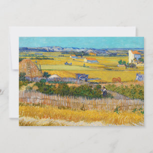 Vincent van Gogh - Oogst bij La Crau Kaart
