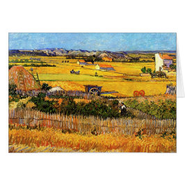 Vincent Van Gogh - Oogst bij La Crau Kunstwerk
