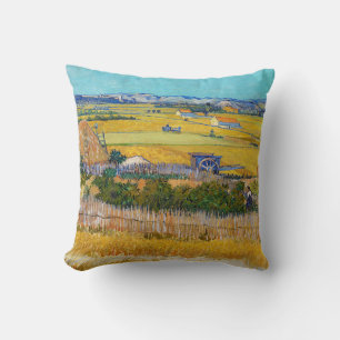 Vincent van Gogh - Oogst bij La Crau Kussen