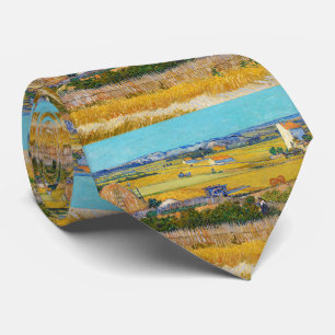 Vincent van Gogh - Oogst bij La Crau Stropdas