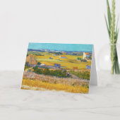 Vincent van Gogh - Oogst in La Crau Kaart (Voorkant)