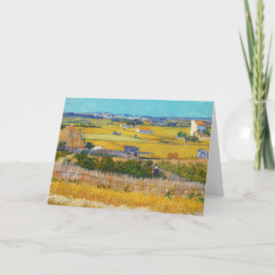 Vincent van Gogh - Oogst in La Crau Kaart