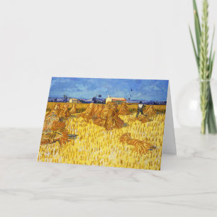 Vincent van Gogh - Oogst in Provence Kaart