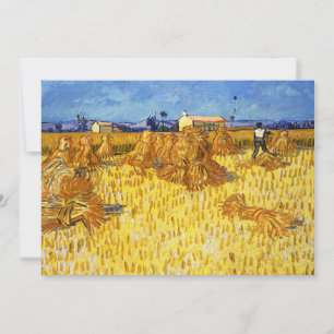 Vincent van Gogh - Oogst in Provence Kaart
