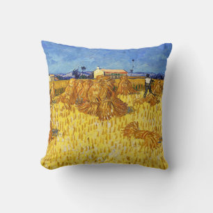 Vincent van Gogh - Oogst in Provence Kussen