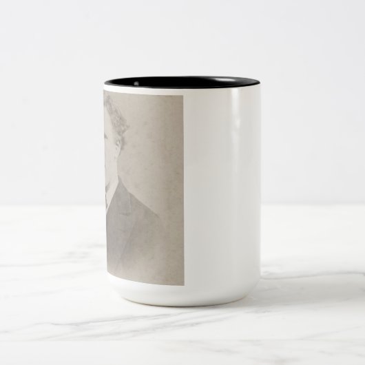 Vincent van Gogh op 19-jarige leeftijd Tweekleurige Koffiemok (Center)