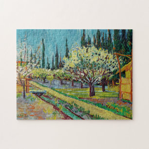 Vincent van Gogh Orchard, besteld door Cypresses Legpuzzel