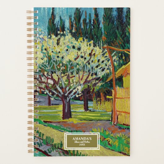 Vincent van Gogh Orchard, besteld door Cypresses Planner (Voorkant)