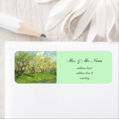 Vincent van Gogh, Orchard in Blossom Etiket (Insitu)