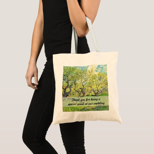 Vincent van Gogh, Orchard in Blossom Tote Bag (Voorkant (product))