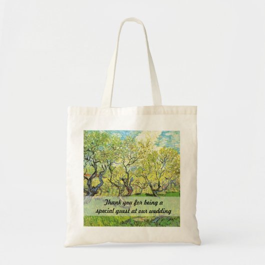Vincent van Gogh, Orchard in Blossom Tote Bag (Voorkant)