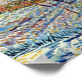 Vincent Van Gogh - Orchard met Peach Trees Poster (Hoek)