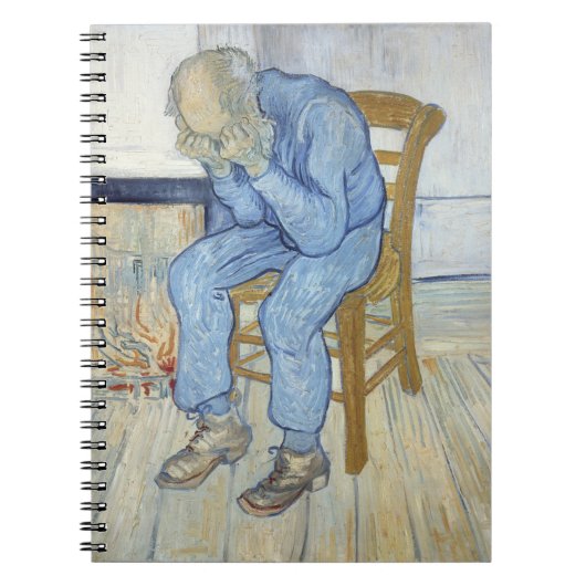 Vincent van Gogh | Oud Man op sorrow  Notitieboek (Voorkant)