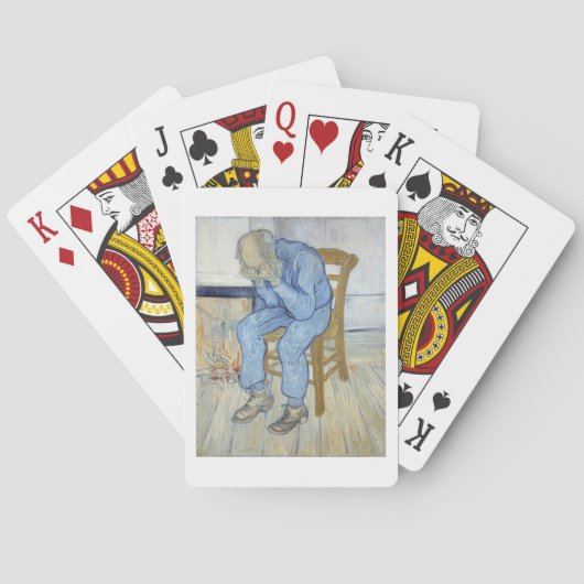 Vincent van Gogh | Oud Man op sorrow Pokerkaarten (Achterkant)