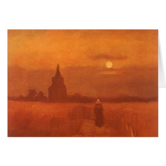 Vincent van Gogh - Oude toren op de velden (Voorkant Horizontaal)