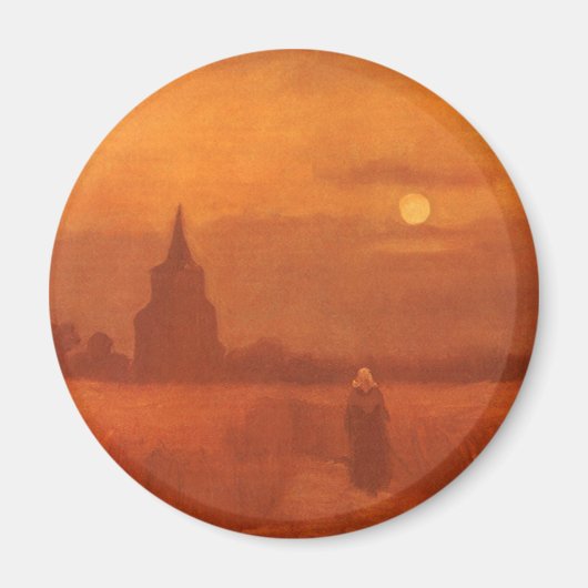 Vincent van Gogh - Oude toren op de velden Magneet (Voorkant)