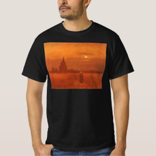 Vincent van Gogh - Oude toren op de velden T-shirt