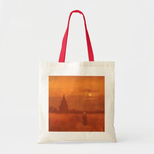 Vincent van Gogh - Oude toren op de velden Tote Bag (Voorkant)