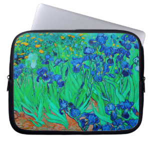 vincent van gogh paarse irissen laptop sleeve