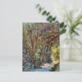 Vincent van Gogh - pad in de Bossen - fijne kunst Briefkaart (Staand voorkant)