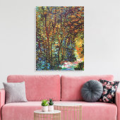 Vincent van Gogh - pad in de Bossen - fijne kunst Canvas Afdruk (Insitu (Woonkamer))