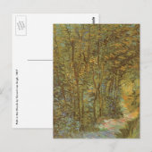 Vincent van Gogh - Pad in het bos Briefkaart (Voorkant / Achterkant)