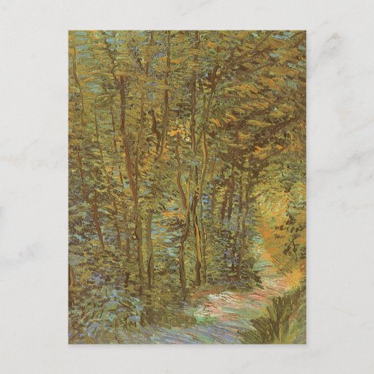 Vincent van Gogh - Pad in het bos Briefkaart (Voorkant)