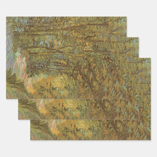Vincent van Gogh - Pad in het bos Inpakpapier Vel (Set)