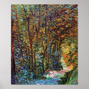 Vincent Van Gogh - Pad in het bos Kunstschilderij Poster