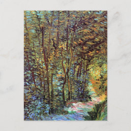 Vincent Van Gogh - Pad in het bos Kunstwerk Briefkaart