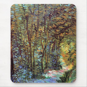 Vincent Van Gogh - Pad in het bos Kunstwerk Muismat