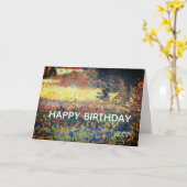 VINCENT VAN GOGH PAINTING DESIGN KAART (Gele Bloem)