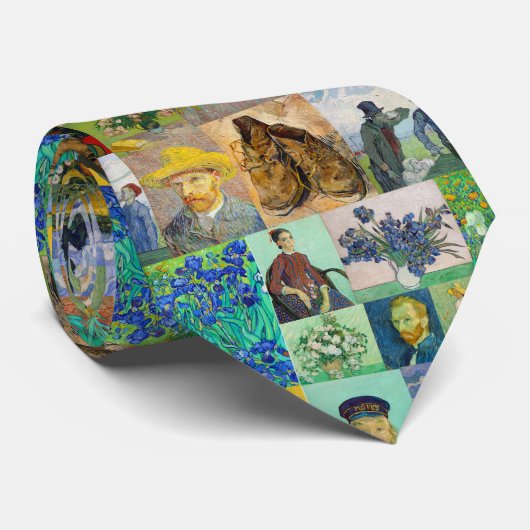 Vincent van Gogh Paintings Stropdas (Opgerold)