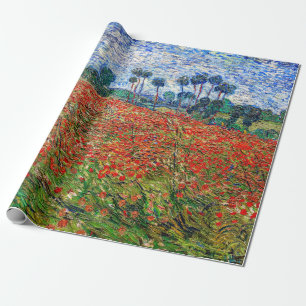 Vincent van Gogh - Papaverveld Cadeaupapier
