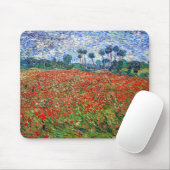 Vincent van Gogh - Papaverveld Muismat (Met muis)