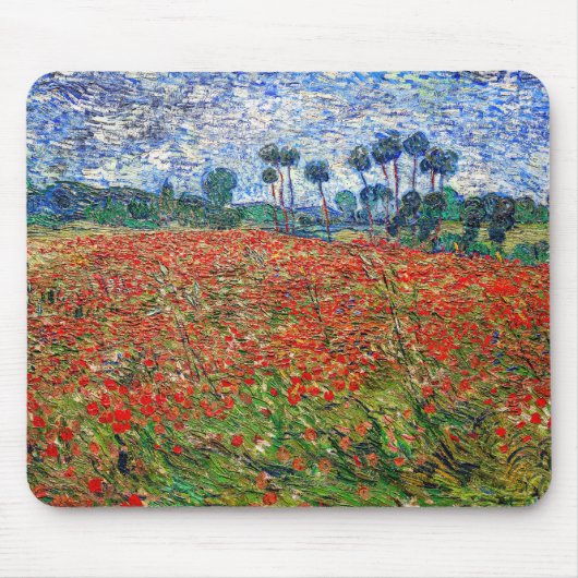Vincent van Gogh - Papaverveld Muismat (Voorkant)