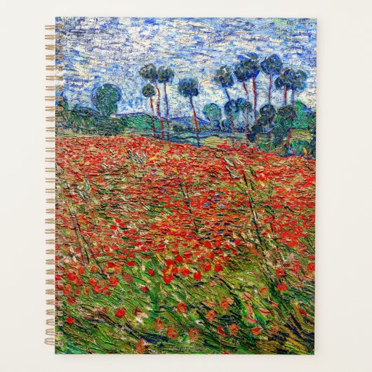 Vincent van Gogh - Papaverveld Planner (Voorkant)