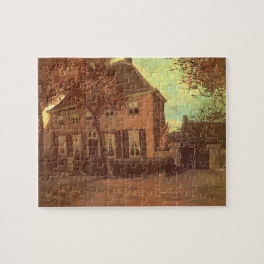 Vincent van Gogh - Pastorie te Nuenen Legpuzzel (Horizontaal)