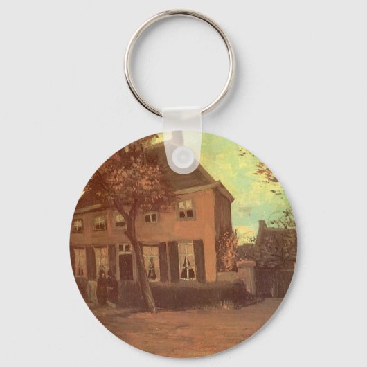 Vincent van Gogh - Pastorie te Nuenen Sleutelhanger (Voorkant)