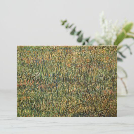 Vincent van Gogh - Pasture in Bloom (Staand voorkant)