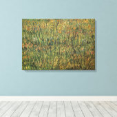 Vincent van Gogh - Pasture in Bloom Canvas Afdruk (Insitu (Houten vloer))