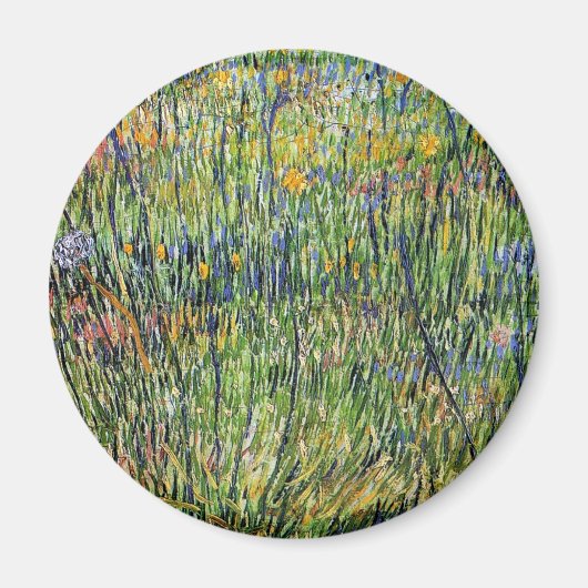 Vincent van Gogh - Pasture in Bloom Fine Art Magneet (Voorkant)