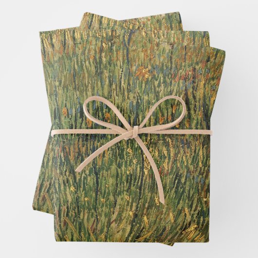 Vincent van Gogh - Pasture in Bloom Inpakpapier Vel (In situ)