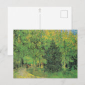 Vincent van Gogh Path in het Park Briefkaart (Voorkant / Achterkant)