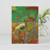 Vincent van Gogh - Paul Gauguin's stoel Bedankkaart (Staand voorkant)