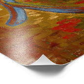 Vincent van Gogh - Paul Gauguin's stoel Foto Afdruk (Hoek)